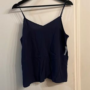 Navy blue tank top
